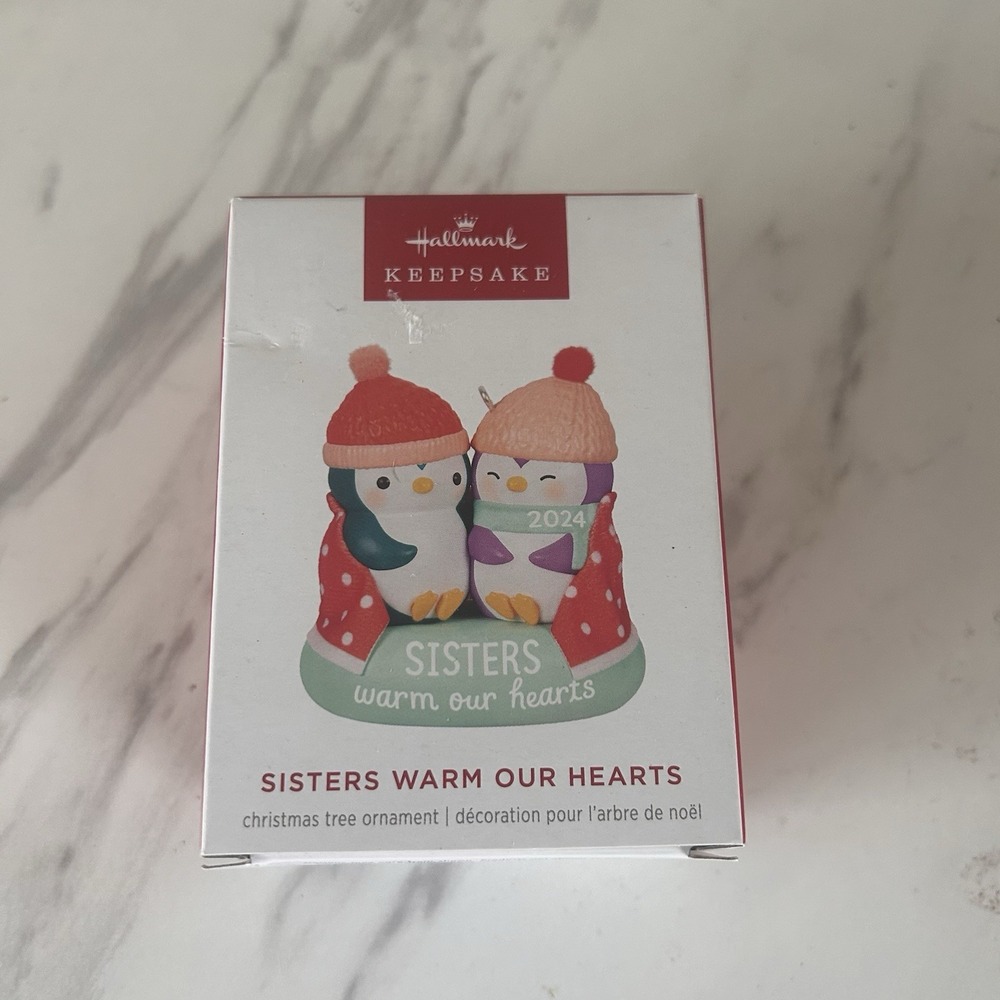 Hallmark Keepsake 2024 Series Christmas Sisters Warm Our Hearts So Cute! BxY&AA